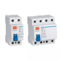Interruptor Automático Miniatura Chint, Interruptor Diferencial, 2P 4P NL1-63 2P 63A 30mA, Interruptor de Corriente Residual