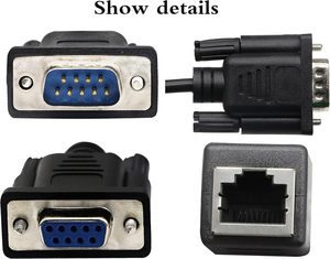 Sole 45 a 232 232 able, D9 9-Pen erial ORT ALE a 45 45 ememale atat5, 6 <span class=keywords><strong>Ethernet</strong></span> LN CCsole onsole - Product Image 6