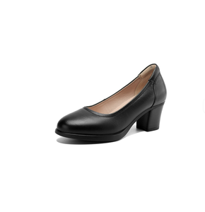 <span class=keywords><strong>Scarpe</strong></span> da Lavoro da Donna con Tacco Grosso e Punta Chiusa, Comode <span class=keywords><strong>Scarpe</strong></span> Eleganti con Punta Rotonda, <span class=keywords><strong>Scarpe</strong></span> da <span class=keywords><strong>Sposa</strong></span> - Product Image 1