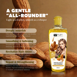 <span class=keywords><strong>Aceite</strong></span> Capilar <span class=keywords><strong>de</strong></span> <span class=keywords><strong>Almendras</strong></span> 200ml, Tratamiento Orgánico para el Cuidado del Cabello, Suero Acondicionador Profundo que Suaviza el Cabello, Marca Privada OEM - Product Image 3