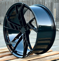 Nuevas Llantas Monobloque de Aleación de Aluminio 6061-T6 con Acabado Negro Brillante y Diseño Multirradio, Personalizadas de 18-24 Pulgadas para F30/F10/G30/F32/M8