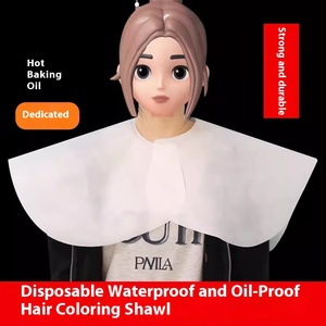 Cape de coiffure non tissée jetable directe d'usine pour Perm de cheveux et teinture Caractéristique imperméable pour les salons - Product Image 6