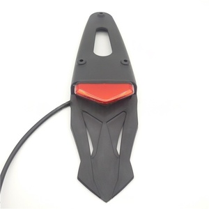 Luz Trasera para Guardabarros de Motocicleta, Juego de Guardabarros con Luz de Freno de Lente Ahumada, Accesorios para Motos - Product Image 2