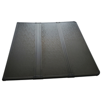 Couverture de benne rigide pliable en trois parties en alliage d'aluminium pour camions Isuzu DMAX Silverado Ranger - Étanche et installation sans perçage