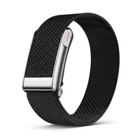 Bracelet intelligent Bluetooth sans écran avec moniteur de santé ECG PPG et NFC pour le suivi quotidien de la forme physique
