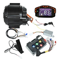 Kit moteur central électrique 72V Qs165 60h V3 pour karting, moto tout-terrain et vélo cargo électrique, avec accélérateur au pied - Fourniture en gros