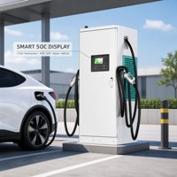 Station de recharge rapide DC tout-en-un CPM4 80KW 120KW 160KW 200KW 240KW CCS2 380V Chargeur intelligent pour véhicules électriques pour centre de transport
