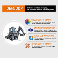 Pompa Loader Skid Steer 4cx Multifungsi Baru Bersertifikasi CE EPA, Tahan Lama, dan Dapat Berartikulasi untuk Pertanian dan Peternakan