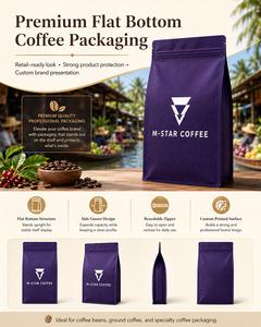 Bolsas de Empaque para Café Colombiano con Válvula Unidireccional y Cierre, Impresión Personalizada para Tostadores de Café - Product Image 2