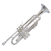 Brass Silver Plated Body Trumpet
