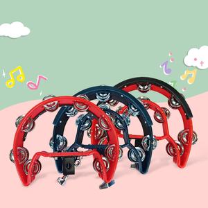 Campana de mano de doble fila, instrumento de percusión, campana de ambiente KTV para tambor de flores, accesorios para actuaciones y acompañamiento - Product Image 2