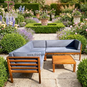 Ensemble de canapé-lit Chesterfield moderne et traditionnel en bois, pour appartement, villa, hôtel, salon extérieur, meubles pliables modulaires - Product Image 6
