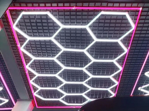 2023 नए आगमन rgb हेक्सागोन प्रकाश उच्च गुणवत्ता वाले आरजीबी एलईडी ट्यूब लाइट हाई-एंड वी गेम रूम आरजीबी प्रकाश - Product Image 3