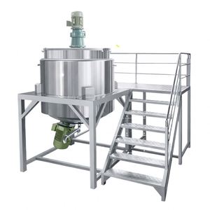 Machine de fabrication de crème liquide, de pâte, d'émulsifiant, de lotion corporelle et de beurre cosmétique - Product Image 6