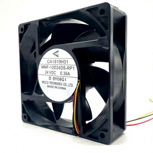 MMF MMF-12D24DS พัดลมแกน 24V DC 0.36A ใบพัดอลูมิเนียมอัลลอยด์ 2800 RPM ปุ่มควบคุมพัดลมระบายความร้อนสำหรับอินเวอร์เตอร์อุตสาหกรรม - Product Image 1