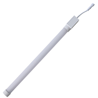 Tube LED linéaire durable IP67 4000K blanc neutre, résistant aux basses températures, sans scintillement, anti-éblouissement, CRI 80, pour congélateur, lumière froide