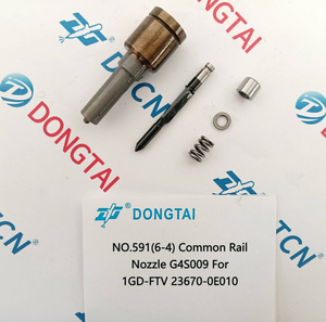 NO.591(6-4) TOPDIESEL Buse à rampe commune G4S009 pour injecteur 1GD- FTV 23670-0E010 - Product Image 5