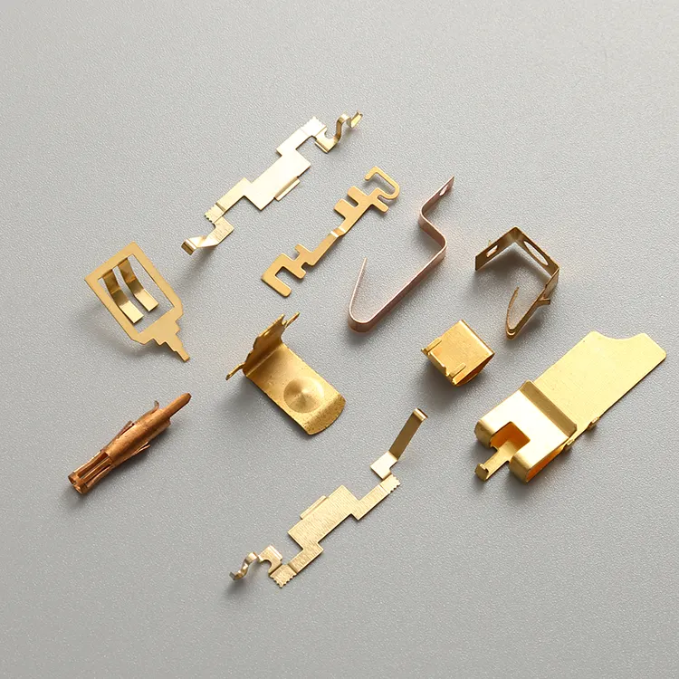Custom Stamping Electrical Contact Brass Copper Stainless Steel Silver Electric Battery Spring Parts