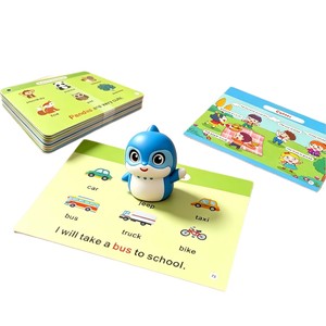 Mini máquina de aprendizaje con forma de delfín, juguete educativo interactivo para niños de 3 a 6 años, material plástico con batería - Product Image 2