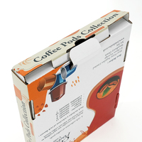 Caja de Embalaje de Cartón Plegable con Logotipo Personalizado para Cápsulas de Café, con Inserto de Papel
