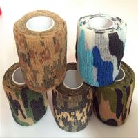 Bandage élastique auto-adhésif non tissé de qualité médicale camouflage pour sports de plein air et usage animalier, désinfectant infrarouge lointain pour les doigts