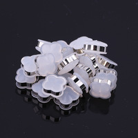 Bouchons d'oreilles en silicone souple plaqué or 18 carats en forme de fleur bouchons d'oreille en cuivre pour la fabrication de bijoux accessoires de boucle d'oreille à faire soi-même