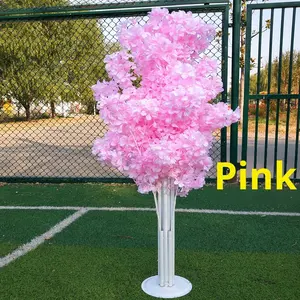 5 pieds hauteur <span class=keywords><strong>cerise</strong></span> printemps prune pêche fleur fleur arbre colonne romaine route citée pour mariage centre commercial ouvert accessoires mariage déco - Product Image 2