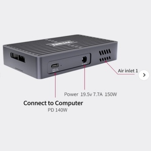 Thunderbolt5 HUB+SSD M.2 NVMe PCIe 5.0 Yuvası 120Gbps 140W PD Şarjlı Aktif Soğutmalı Uyumlu Üçlü Ekran Bağımsız Görüntüleme - Product Image 3