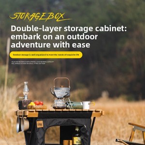 Multi-Functional Desktop Cabinet Portable Large-Capacity Dual-Purpose Table for Outdoor <strong>Camping</strong> Foldable <strong>Storage</strong> <strong>Unit</strong> - Product Image 4