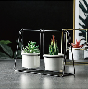 Support en métal pour Vase de plantes, décoration de maison élégant, 1 pièce - Product Image 1