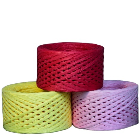 Asun Colorful Paper Raffia with High Quality Use in Packaging or Decorations