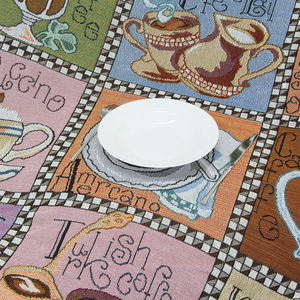 टेपेस्ट्री निर्माता कस्टम डिजाइन जैक्वार्ड कपास पॉलिएस्टर बुना हुआ कंबल लोगो टेपेस्ट्री फेंक कंबल - Product Image 4