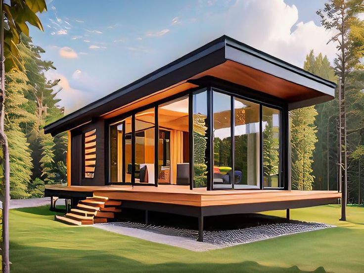 tropical bungalow prefab house