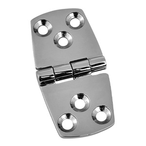 Bisagra marina de acero inoxidable, 38x76mm, seis orificios, resistente a la corrosión, para reparación de puertas de barco - Product Image 3