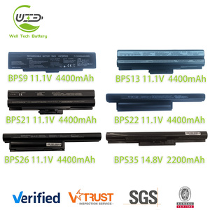 Batería de Repuesto para Portátil <span class=keywords><strong>VGP</strong></span>-BPS9 <span class=keywords><strong>VGP</strong></span>-BPS13 <span class=keywords><strong>VGP</strong></span>-BPS21 <span class=keywords><strong>VGP</strong></span>-BPS22 BPS26 BPS35 para Portátiles Sony Serie VGN VPC SVE SVF - Product Image 1