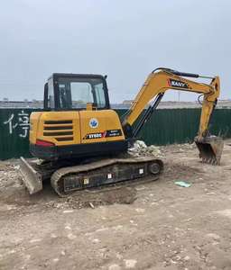 Miniexcavadora SANY60C SY 60 Usada, Excavadora Pequeña de 6 Toneladas, Modelo 2022, Motor, Caja de Cambios, Bomba, 600 Horas, Capacidad de Cucharón de 0.23m, en Venta - Product Image 2