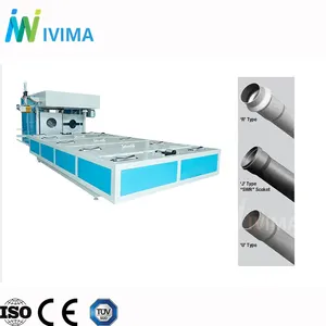 UPVC pvc pipe automatic belling machine /expanding machine by U/R/O/J type socket mould