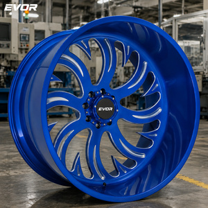 Jantes EVOR 2022, modèle unique, 20 22 24 26 28, polies/chromées, forgées 6061-T6, pour camion 4x4 tout-terrain - Product Image 2
