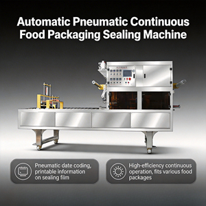 Máquina de Sellado Neumática Inteligente con Panel de Control PLC y Posicionamiento SICK para Todas las Aplicaciones Industriales y Comerciales - Product Image 1