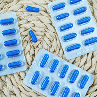 Etiqueta OEM Maca Endurance Prostate Agrandar Suplemento de hierbas 10 cápsulas Especificaciones Fórmula personalizada Fertility Blue Pills para hombres