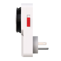 Minuteur mécanique 24h avec prise US, réglage minimum 15 min, 48 segments quotidiens, IP20, pour lampes, ventilateurs, aquariums
