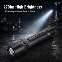 Lampe torche intrinsèquement sécurisée Exdib IIC T6 GB, projecteur portable avec batterie 2600 mAh et lampe de signalisation arrière pour la patrouille des raffineries de pétrole