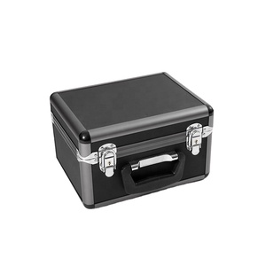 Custodia in alluminio personalizzata di migliore qualità <span class=keywords><strong>a</strong></span> prezzo più basso con profilo nero e pannello rosso - Product Image 6