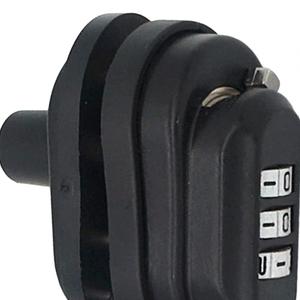 Chiusura magnetica antifurto a 3 cifre per uso della porta delle armi da fuoco materiale in lega di zinco tipo grillo a grillo 38mm - Product Image 5