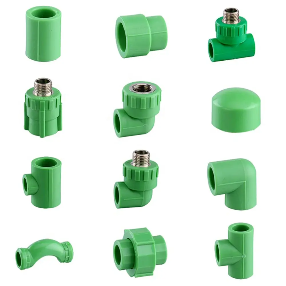 3/4*1/2 16mm पीपीआर बाथरूम फिटिंग पानी प्लास्टिक जर्मनी सभी प्रकार पीपीआर फिटिंग पाइप सूची