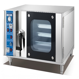 Forno Elettrico a Convezione Commerciale da 9.4KW 380V Grande Capacità 0-300 ° C per Panetterie, Ristoranti, Pizzerie e Servizi <span class=keywords><strong>di</strong></span> Ristorazione - Product Image 2