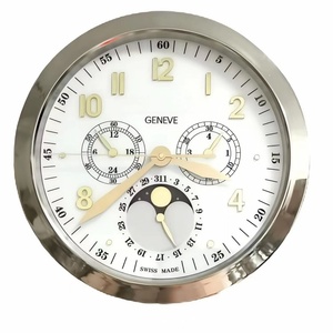 <span class=keywords><strong>Reloj</strong></span> <span class=keywords><strong>de</strong></span> Pared Luminoso <span class=keywords><strong>de</strong></span> Lujo <span class=keywords><strong>de</strong></span> 16 Pulgadas (40 cm), Totalmente Metálico, para Decoración del Hogar, con Fecha, Diseño Nuevo, Marca OMG, Modelo <span class=keywords><strong>AP</strong></span> y Pakat - Product Image 3