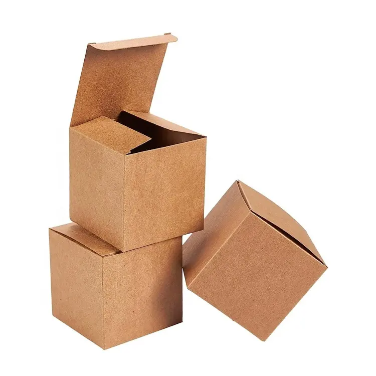 Kraft Paper Square Box Air Plane Handle Gift Box Wedding Favour Party Favour Engagement Party Candy Box
