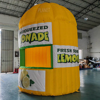 Stand gonflable de stand de limonade de stand de citron de stand gonflable portatif commercial de limonade pour la publicité