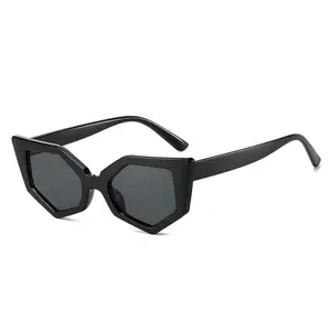 2024 Women's Custom Sunglasses Women Unisex Custom Logo Uv 400 Protection Sunglasses Vintage Retro Cat Eye Sunglasses